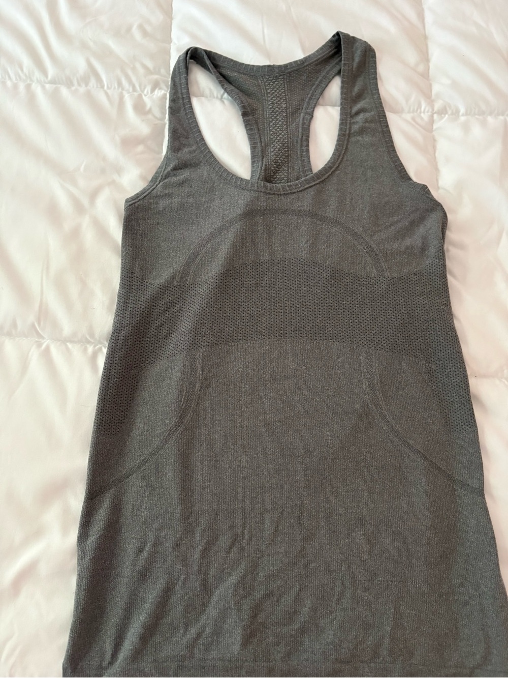 lululemon athletica Seamless Racerback Tank - Charcoal